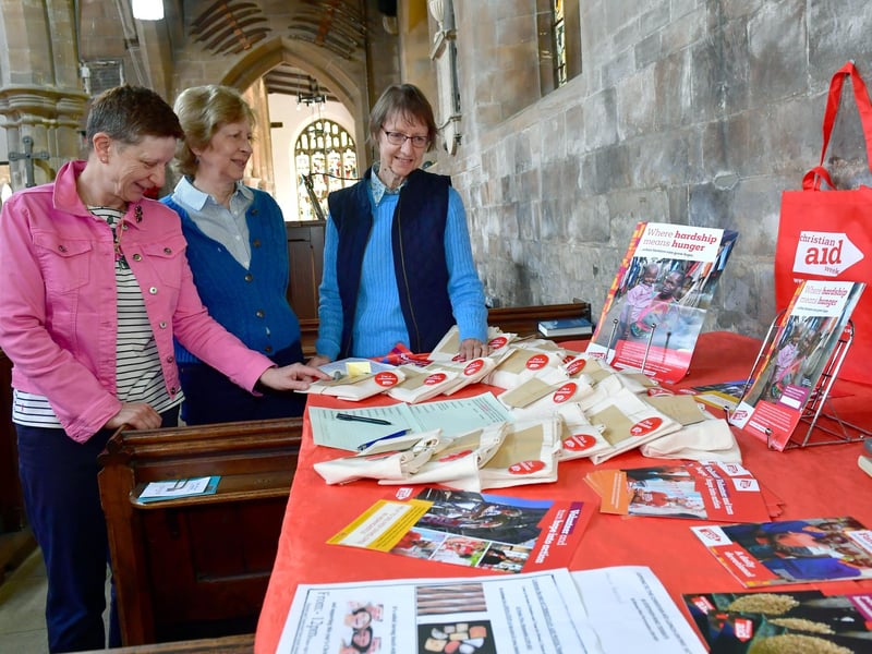 L-R Nina Clayton, Claire Cook and Vanessa Moore of Horncastle. Photo: David Dawson