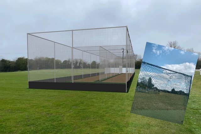 ​What the new nets would look like and (inset) the rotting current nets