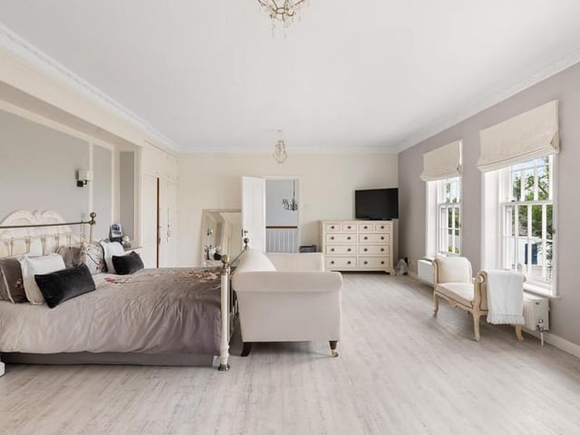 The master bedroom.