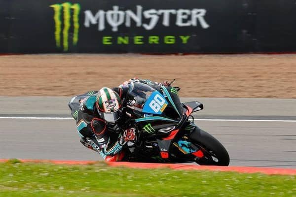 Hickman in action at Silverstone
