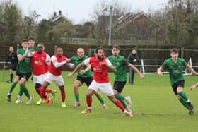 Sleaford v Eastwood action. Photo by Scott Messom.