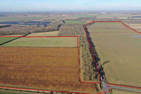 Proposed site of a solar farm on Mareham Lane near Scredington, North Kesteven. From planning documents. Credit: Mareham Lane Solar Ltd
