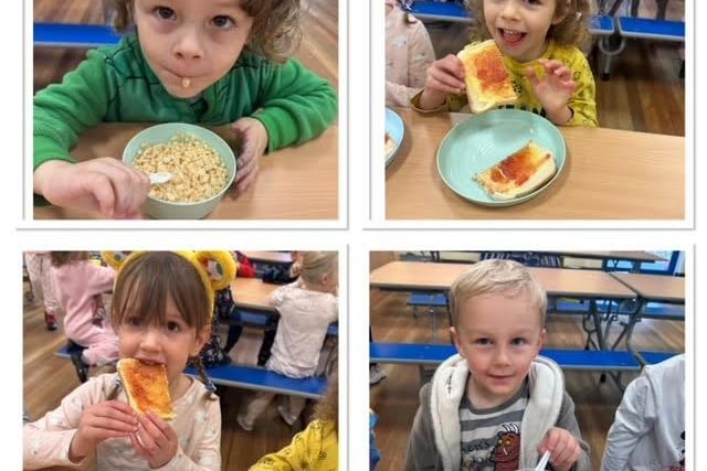 Scenes from the Children In Need breakfast at Winchelsea School.