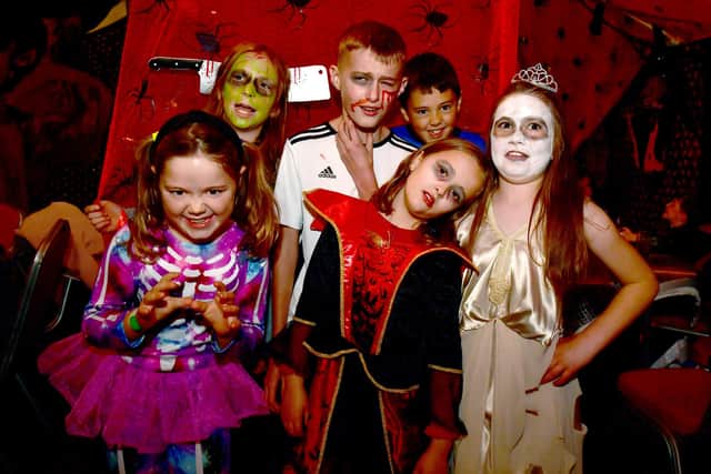 From left - Flo Campbell 7, Theodoore Berry 10, Jake Macdonald 11, Amelia Macdonald 8, Leo Campbell 9, and Verity Berry 8.