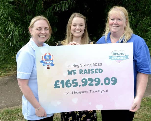 Lincolnshire Co-op colleagues with £165,000 total.