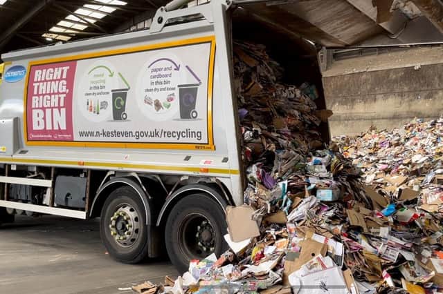 Food waste will be collected by bin lorries from next year. Photo: NKDC