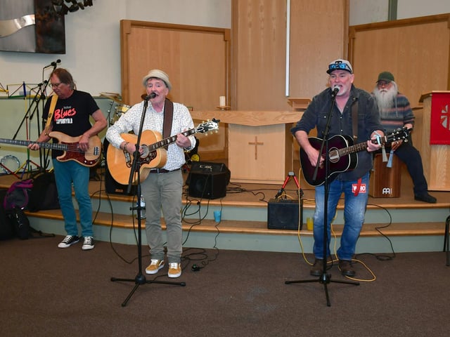 The Coffee Club performing in Louth Methodist Church. Photo: David Dawson