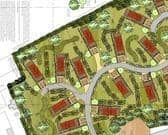 The plan for Fotherby caravan site.