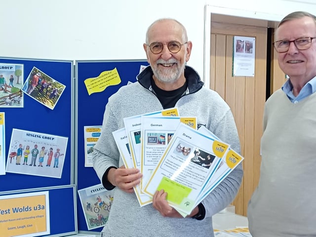 All that is on offer at the Westwold U3A was on display in the Festival Hall