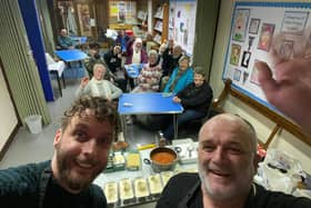 Rob Hewis and Masterchef finalist Eamonn Hunt of GoGro.