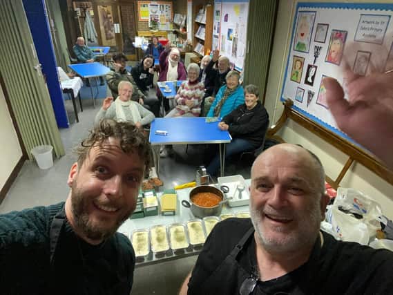 Rob Hewis and Masterchef finalist Eamonn Hunt of GoGro.