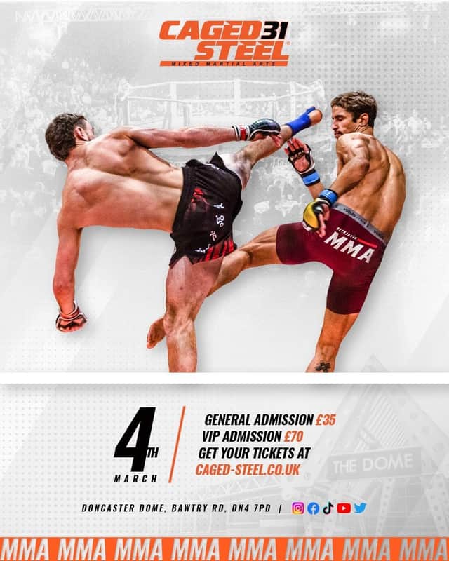 Caged Steel 31 coming to Doncaster Dome on March 4, 2023