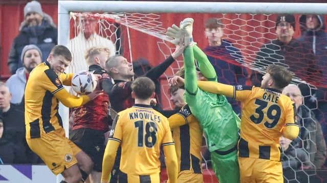 It's looking bleak for Boston United after a heavy defeat at Tamworth at the weekend. Pic: Chris Bray.