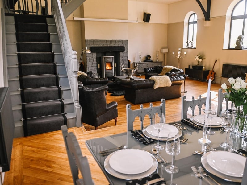 Looking towards the living area.