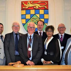 Members of the cabinet at South Kesteven District Council.