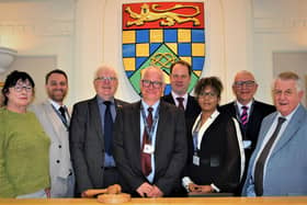 Members of the cabinet at South Kesteven District Council.