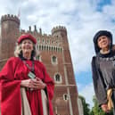 Volunteers at Tattershall Castle. Photo: National Trust/Steven Tune