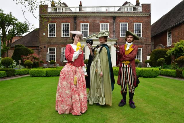 Pictured from left: Carrie Asquith, SJ Worrall and Laimutis Eidrigevicius of Time Will Tell Theatre.