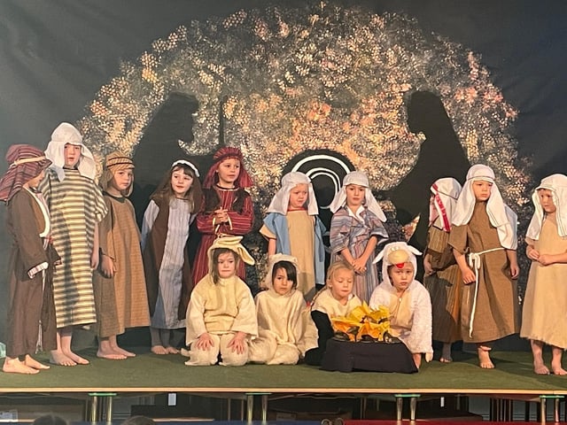 St Andrew’s CofE Primary School in Leasingham performed the Nativity play A Miracle in Town.
