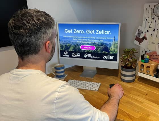 Get Zero with Zeller. Offer for small businesses to sign up to get help cutting carbon emissions.