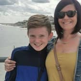 Parent carer Hayley and her son Charlie