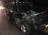 Freddy Lovejoy's Land Rover was wrecked when he was targeted by crash for cash scammers