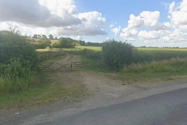 The entrance to the site off Church Lane, Navenby. Photo: Google Maps