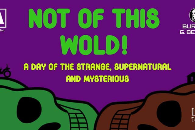 The poster for the Not Of This Wold supernatural festival, to be held in Louth next month.