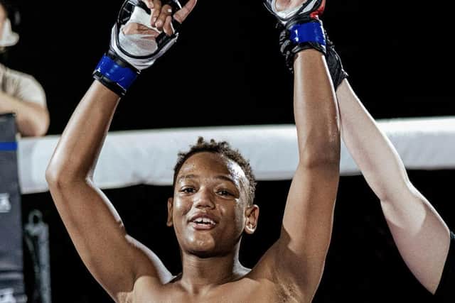 Njega Sohna, 13,  of Wainfleet Jiu Jitsu/MMA Club.