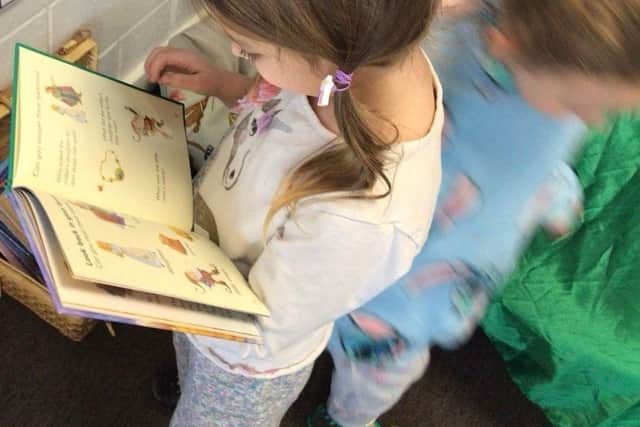Immersed in a story