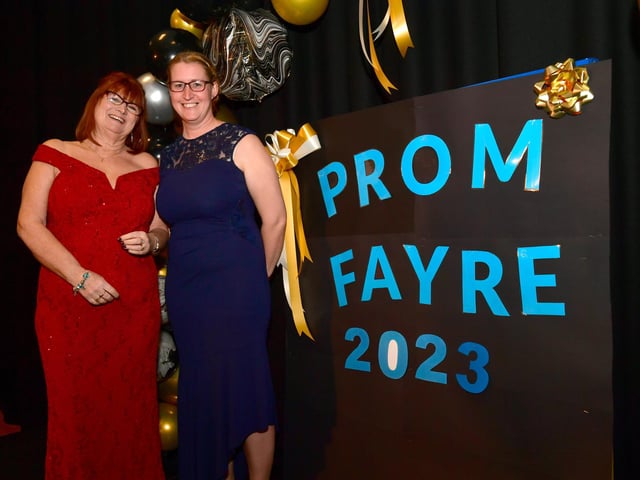 Hosts Helen Affection (left) and Amy Kerr.