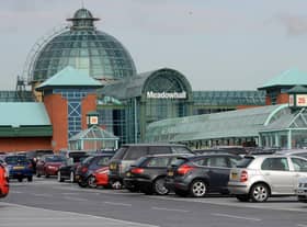 Meadowhall has 12,000 parking spaces. Picture: Dean Atkins.