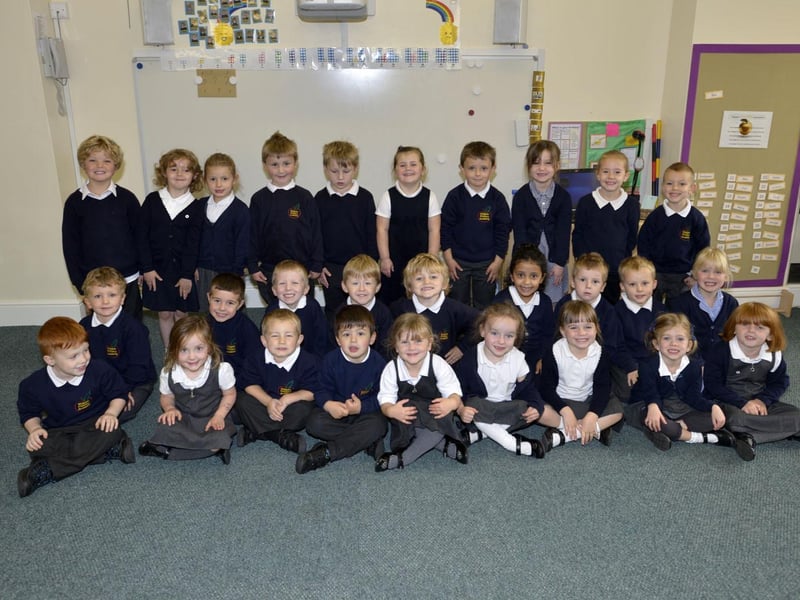 Making their start in education at Kidgate Primary Academy, Louth, 10 years ago, was this group of youngsters – one of two new reception classes at the school.