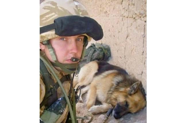 Matt Shaw on deployment with the British Army. Photo: Matt Shaw