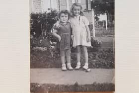 Diane Abbott and  her sister Christine.