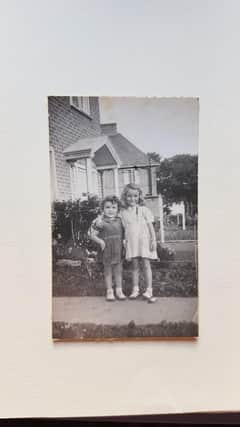 Diane Abbott and  her sister Christine.