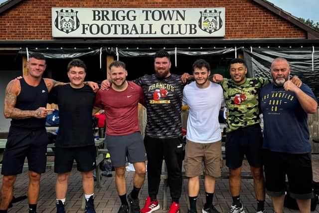 The Franco Gym Gainsborough boxers at the Brigg Show.