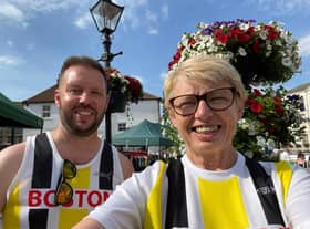 Marcus Staff and Jill Coleman at The Caistor Sting in the Tail 10k.