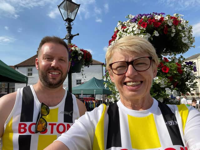Marcus Staff and Jill Coleman at The Caistor Sting in the Tail 10k.