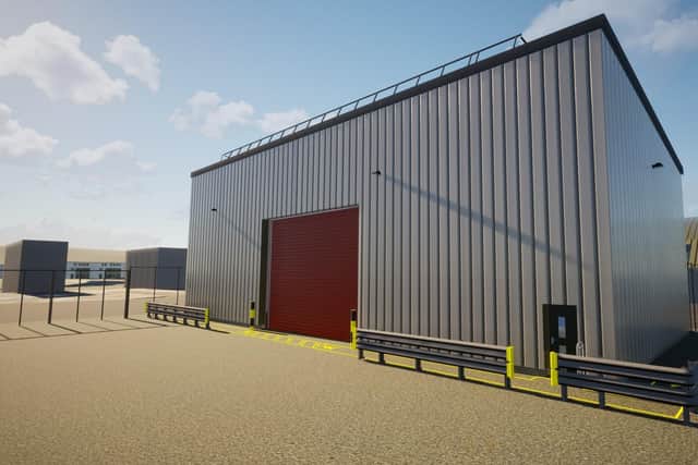 A CGI rendering of the new building