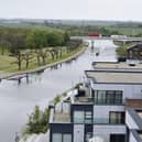 The Embankment taken from Fletton Quays.