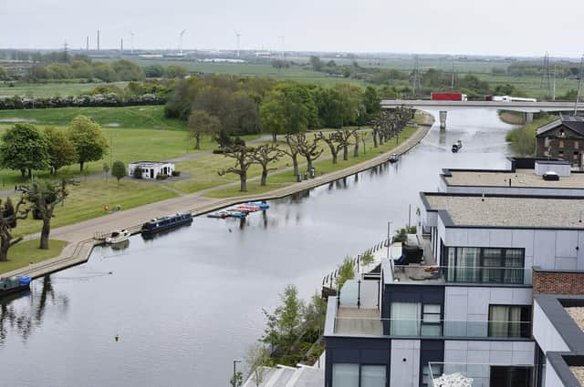 The Embankment taken from Fletton Quays.