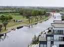 The Embankment taken from Fletton Quays.