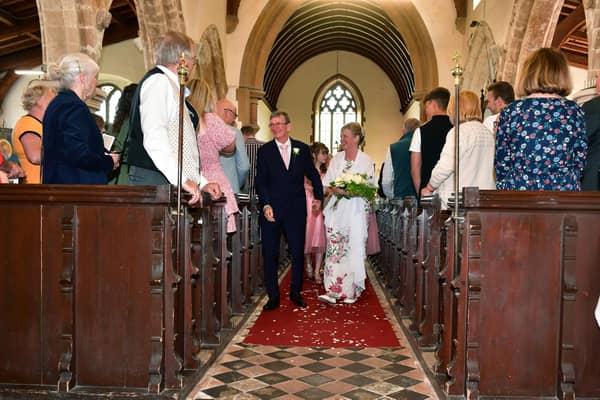The wedding blessing of Mick and Kerry Culley took place at St Mary's Church, Hogsthorpe, in the presence of family and friends.