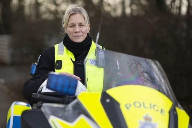 Sgt Helen Kumar, of Lincolnshire Police's Road Policing Unit.