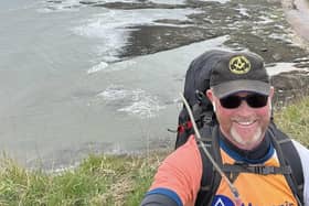 Chris Jones pictured on the Carnoustie coast.