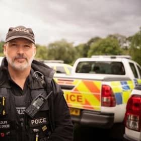 Detective Constable Aaron Flint from Lincolnshire’s RCAT team