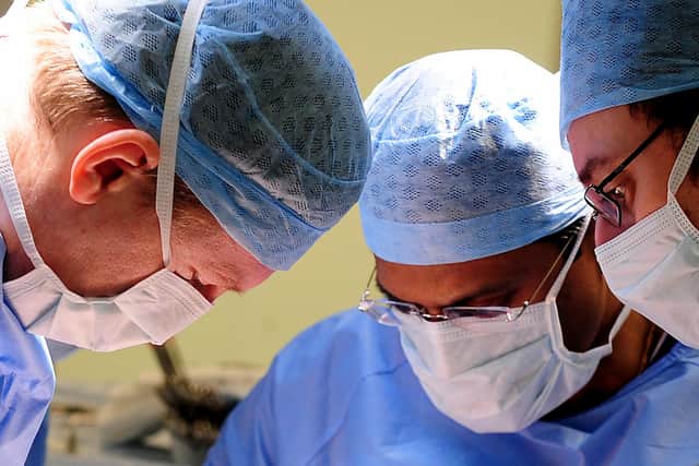 A generic stock photo of an operation taking place at Queen Elizabeth Hospaital, Birmingham.