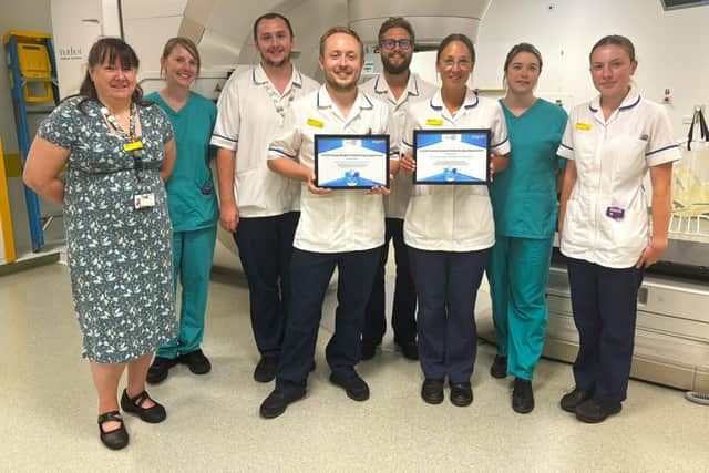 The Radiotherapy team at Lincoln County Hospital.