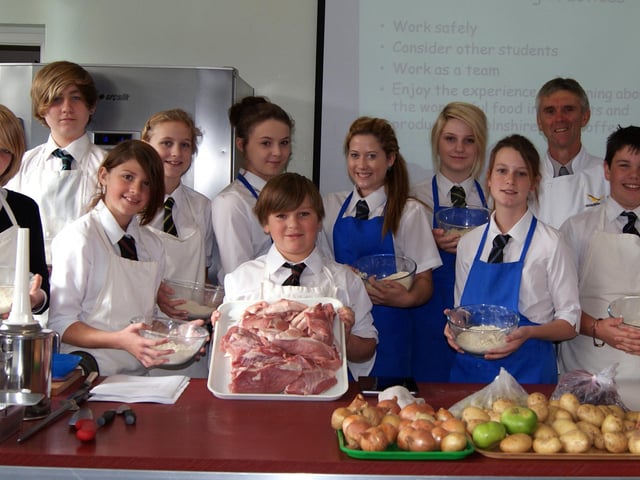 Pupils at Caistor Yarborough School created meals from county-sourced produce as part of a cultural day with a focus on Lincolnshire 10 years ago.